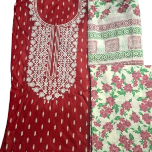 Maroon Blossom Cotton